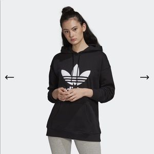 Adidas Adicolor Trefoil Hoodie (black/white) XS